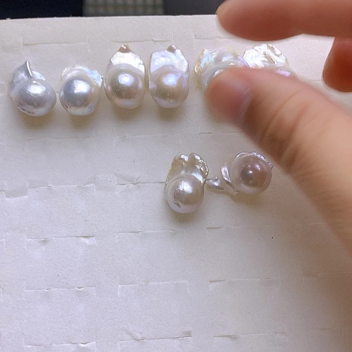 淡水珍珠银S925镶嵌颈饰164