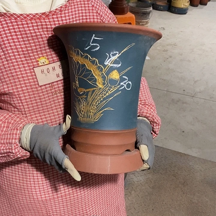 紫砂花盆紫砂花盆