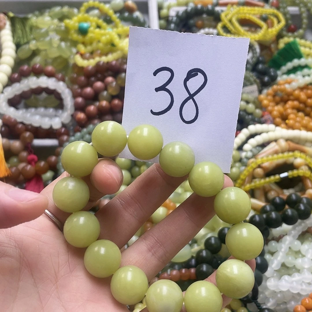 未镶嵌蛇纹石玉手链
