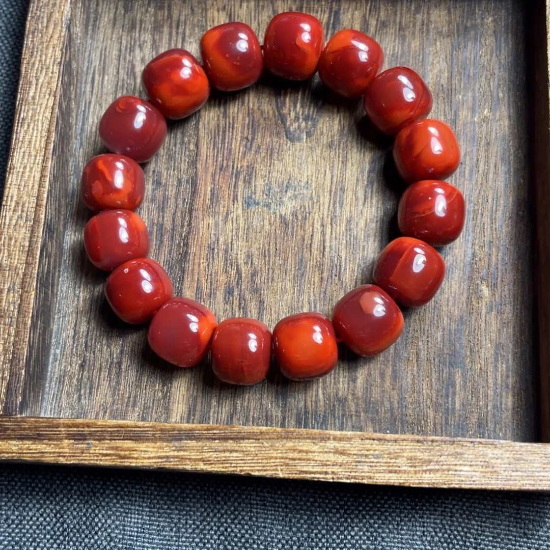 大***默南红玛瑙未镶嵌手串