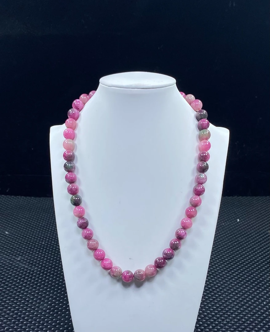 粉绿色10mm项链发一条K63