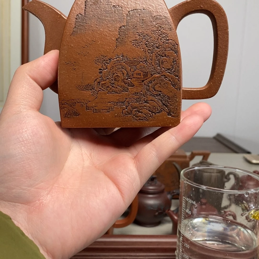 紫砂茶壶原矿泥料传统工艺制作