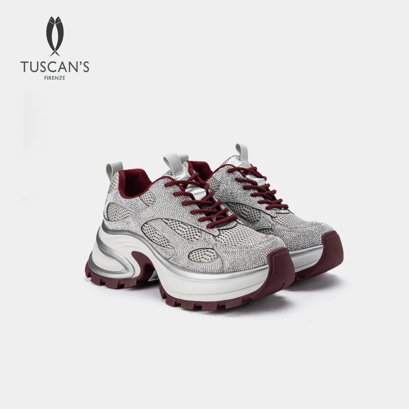 利群TUSCAN'S秋冬新款时尚百搭日常休闲女士增高老爹鞋休闲鞋TS双