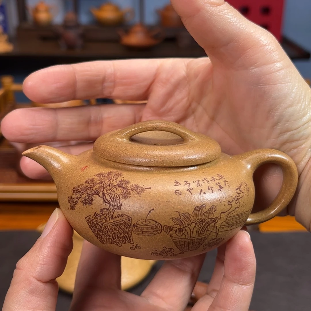 紫砂茶壶宜兴紫砂壶半手工制作