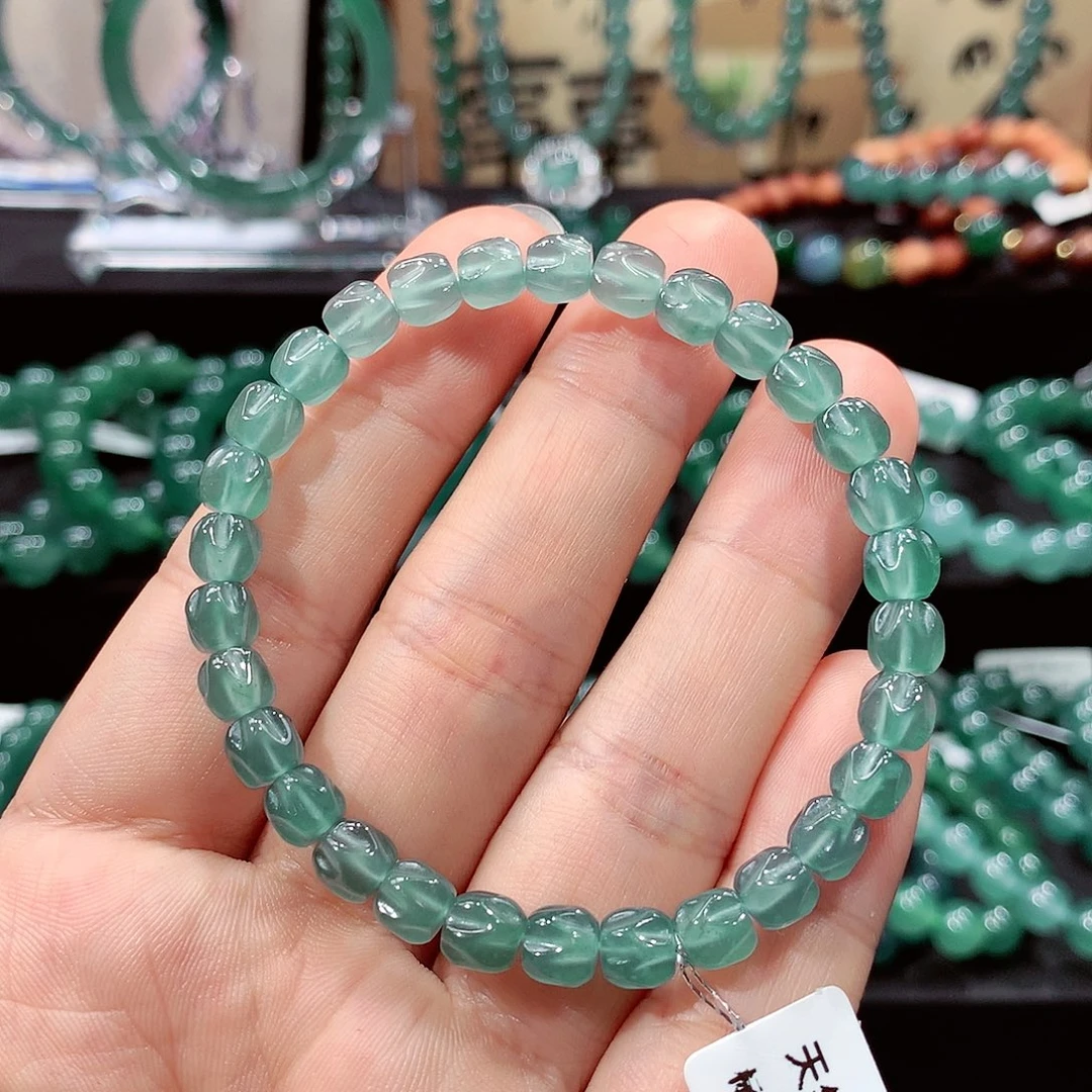 翡翠未镶嵌手链卡6