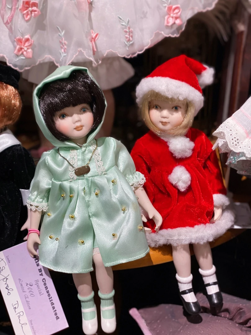 国外艺术家手作vintage古董陶瓷娃娃售出不退换 包邮！