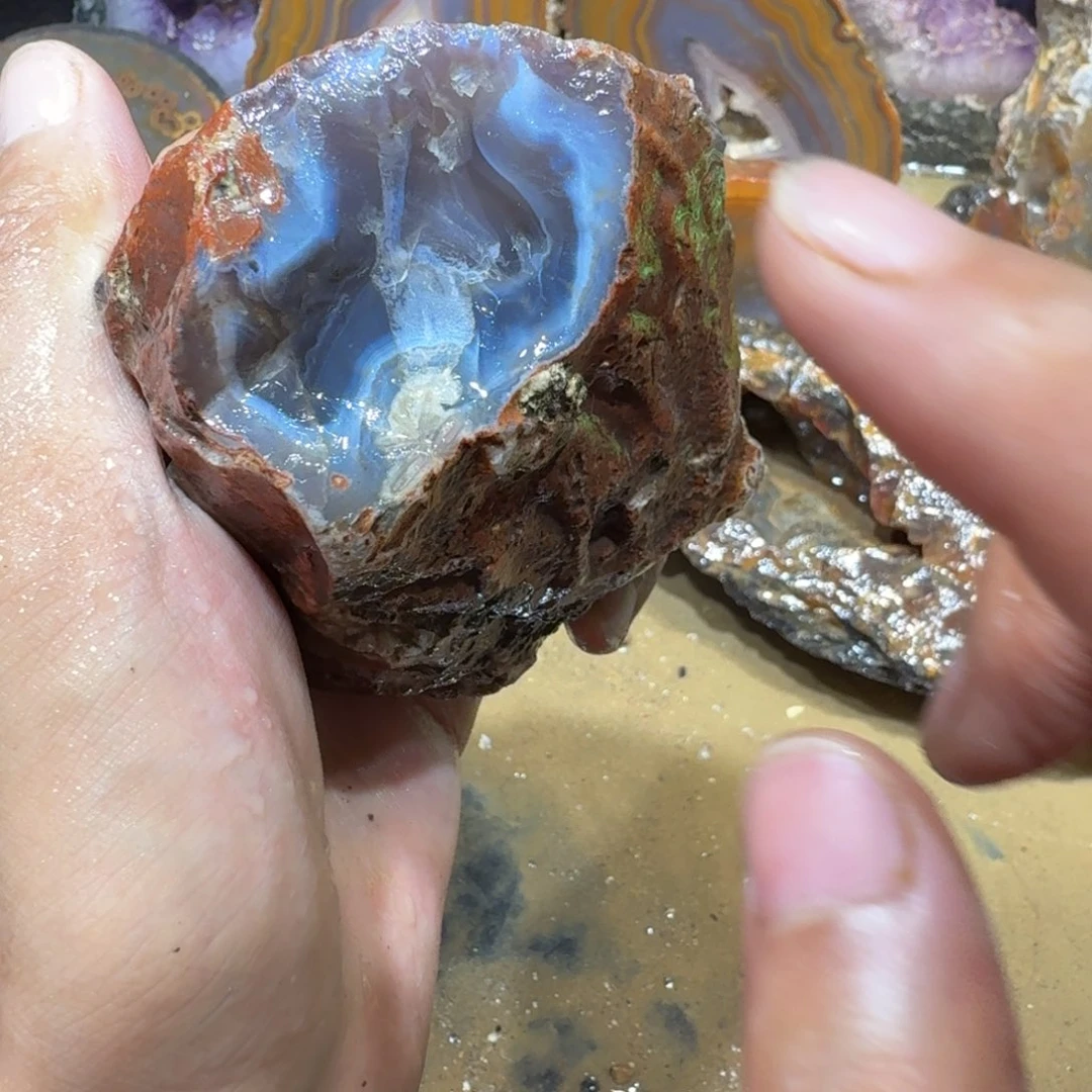 未镶嵌玛瑙/玉髓珠宝半成品