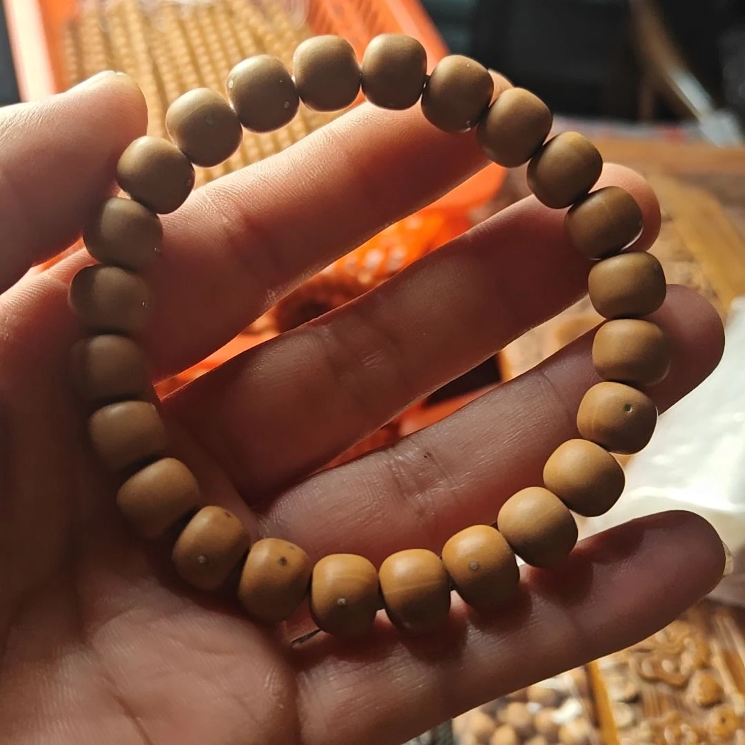 核桃手串/手链老型银钉镶嵌款