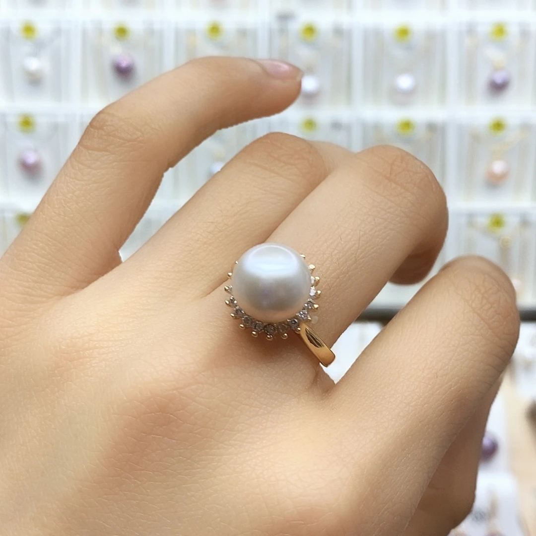 淡水珍珠颈饰合金