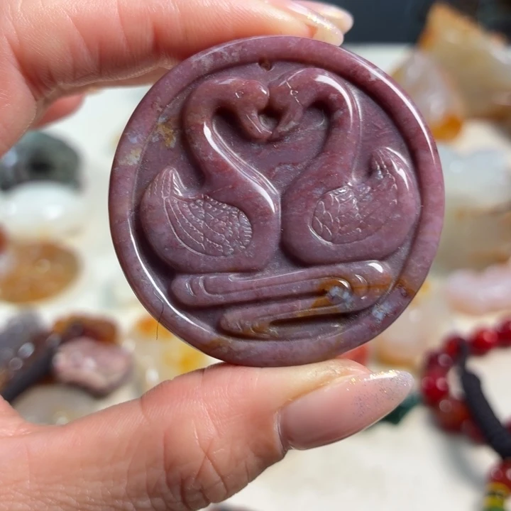 玛瑙/玉髓未镶嵌吊坠(不含链)