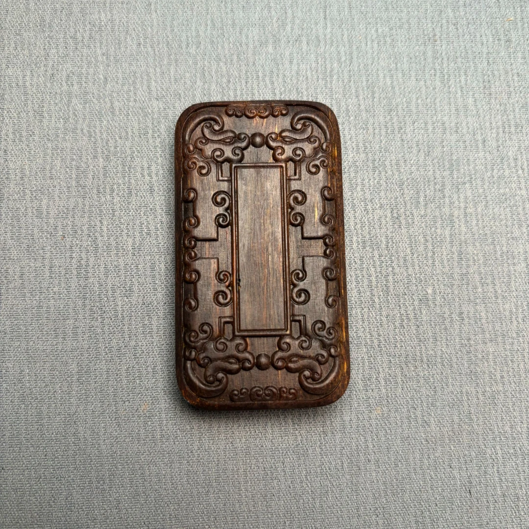 YDJ086 沉香雕刻仿古无事牌吊坠 多样性发一件