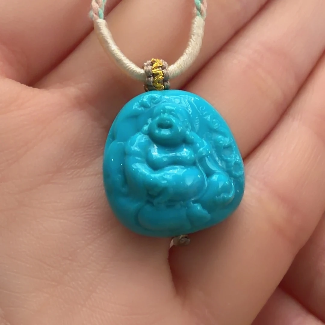 绿松石未镶嵌颈饰