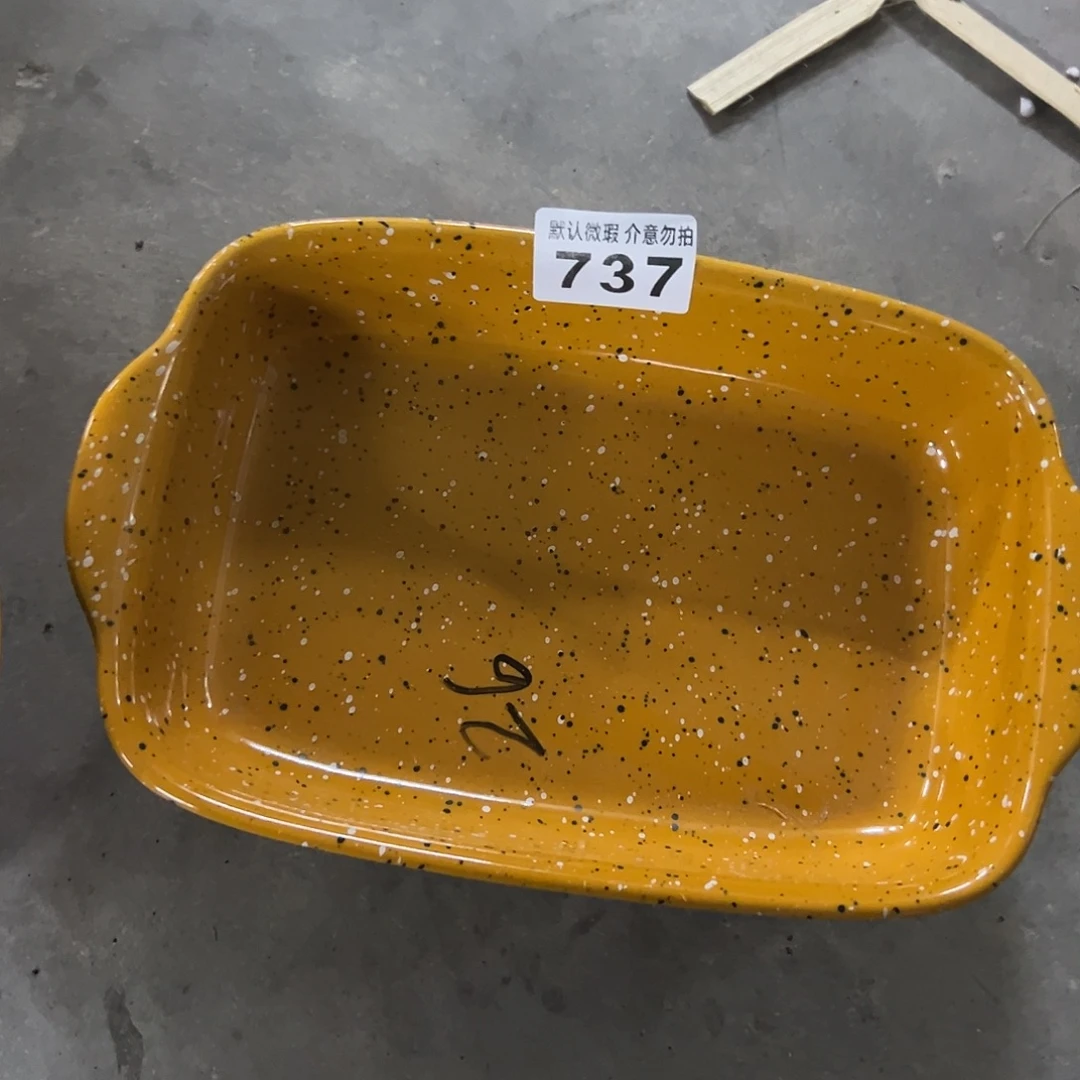 陶微瑕泼墨中烤盘橙色737