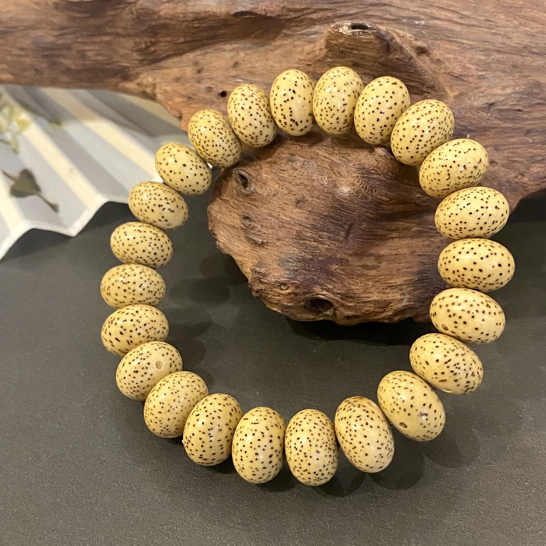 【美比】海南星月菩提8*12算盘珠手串男女天然手链