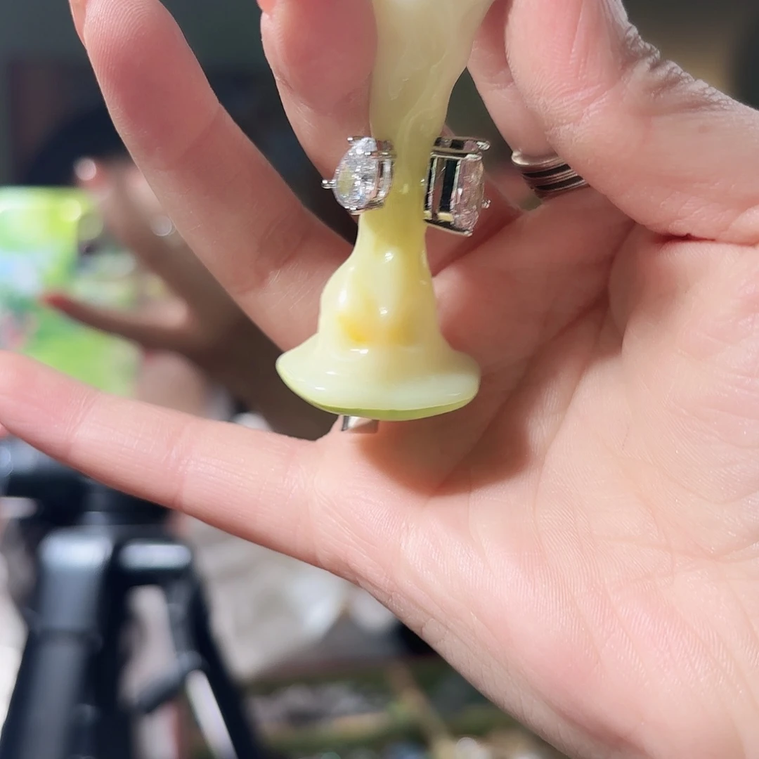 琉璃纯铜合金发夹