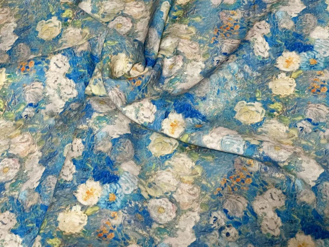 玉锦系.正品人造棉绵绸服装面料29号