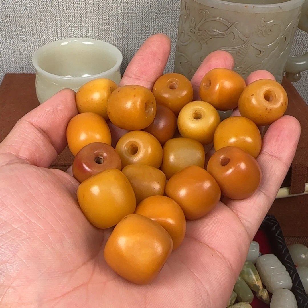 石***工非常精美的脖挂件