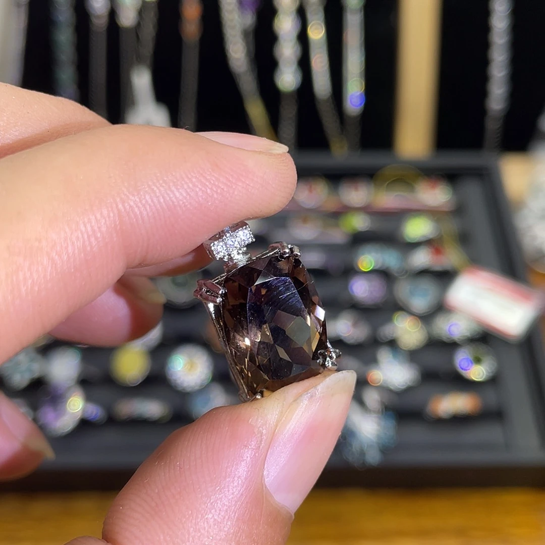 紫晶珠宝半成品未镶嵌