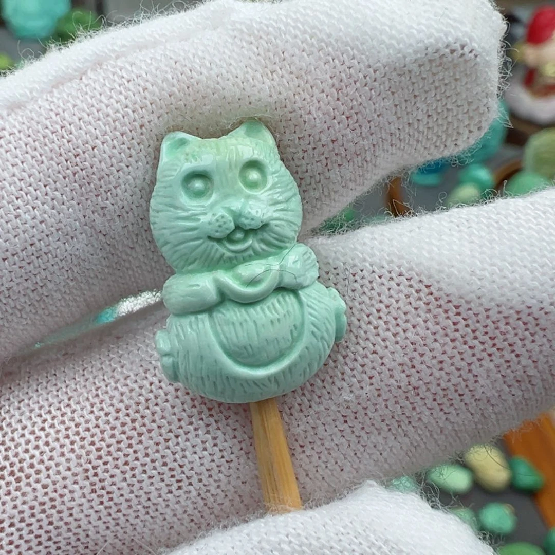 绿松石菜籽黄绿松石Z未镶嵌