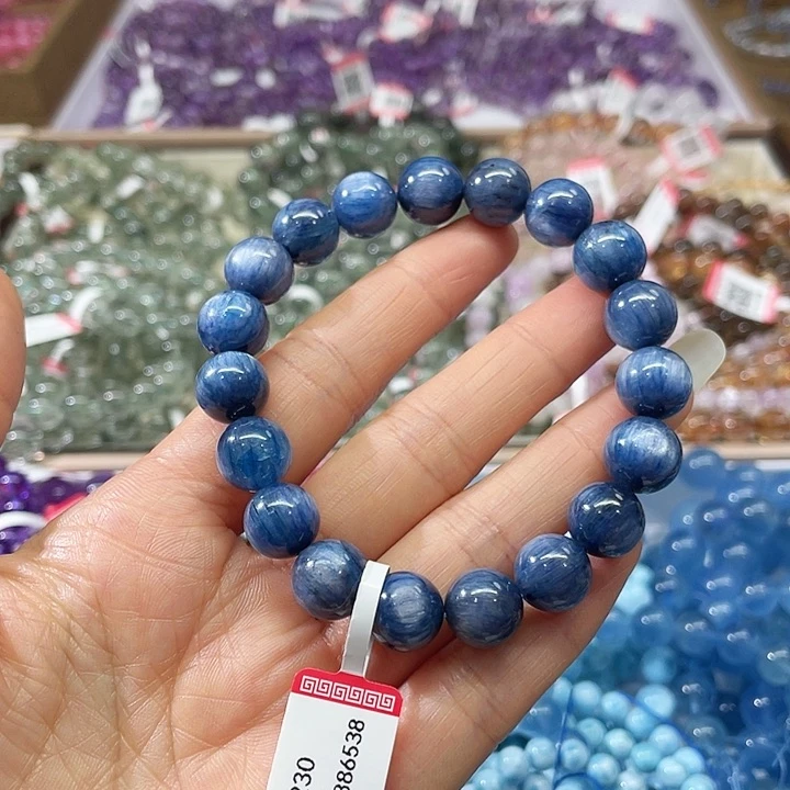 手链蓝晶石未镶嵌小*蓝晶石11m