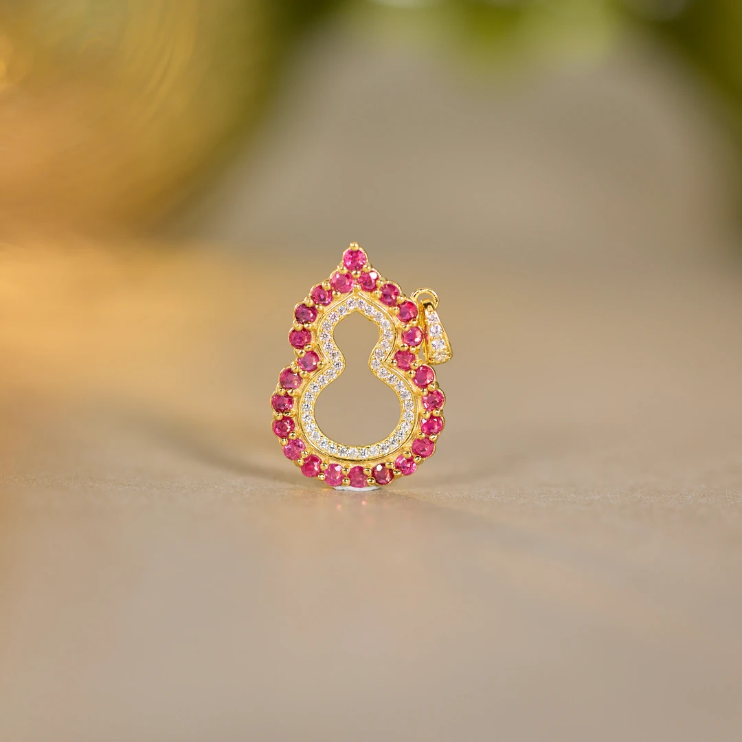 【歪歪】红宝石吊坠（大版）（多样性发一）XB-H8572