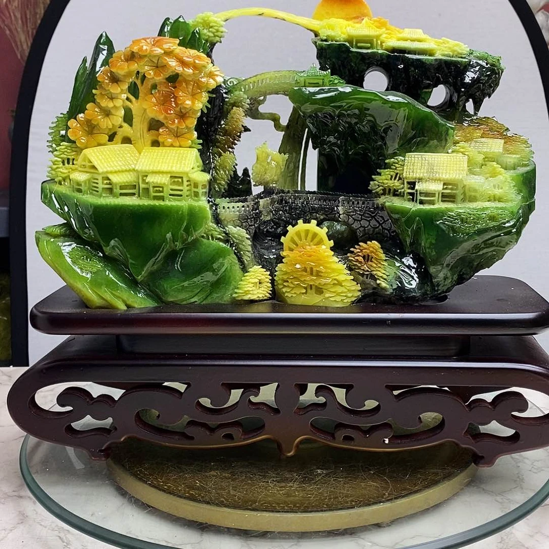 石材健**远中式风格设计摆件