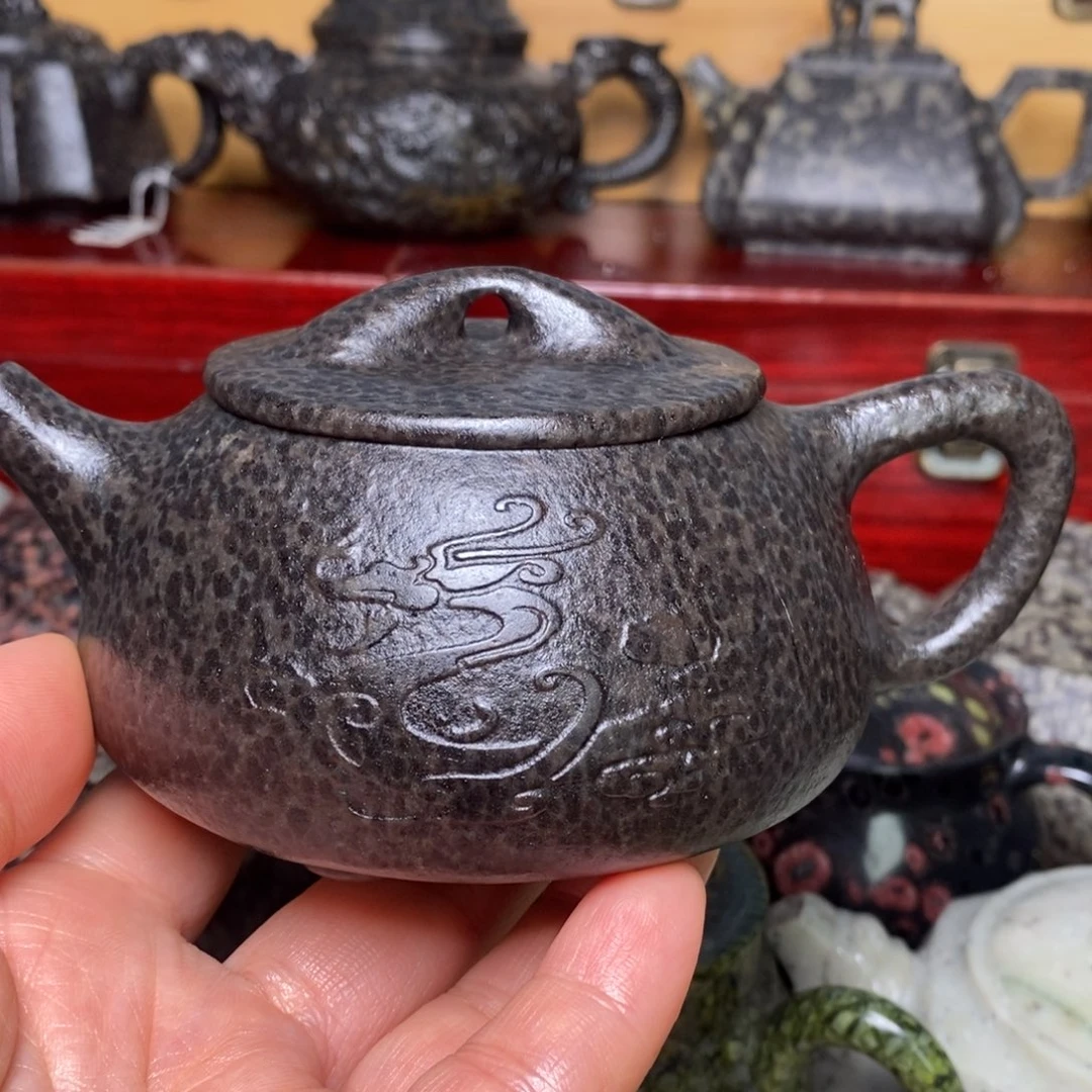 冰碛岩豹纹景舟石瓢200cc