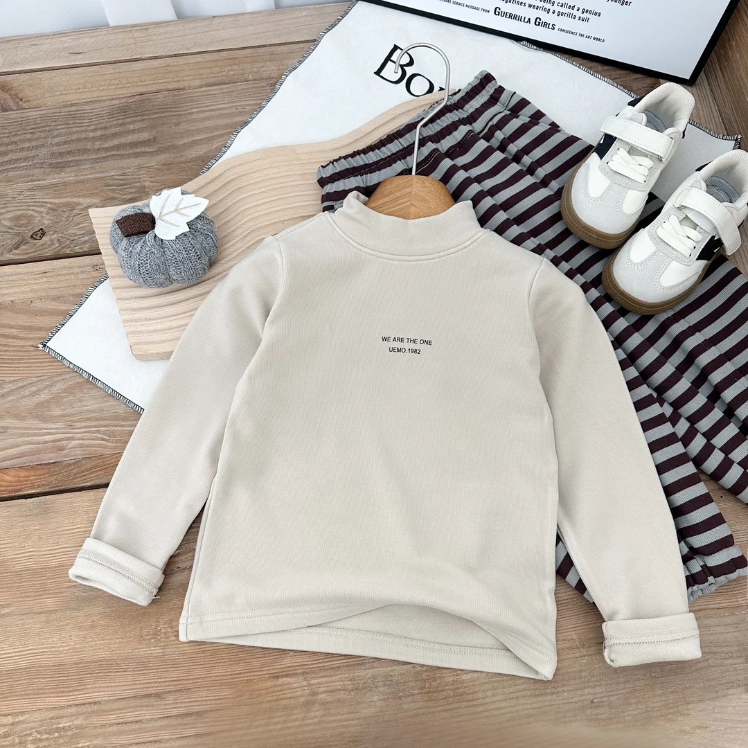 儿童T恤男童字母印花百搭打底衫BMD3106