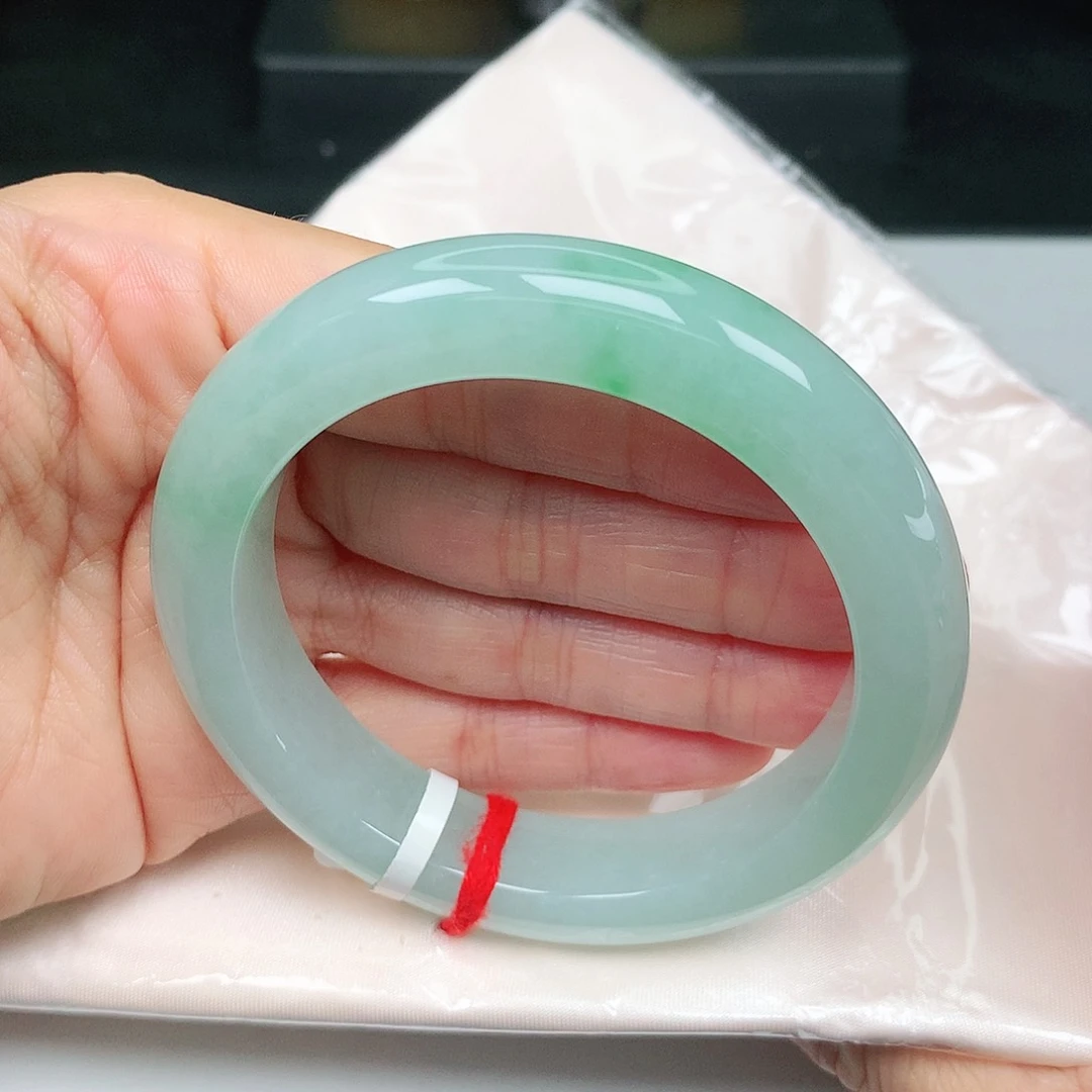 未镶嵌手镯翡翠冰润甜绿25