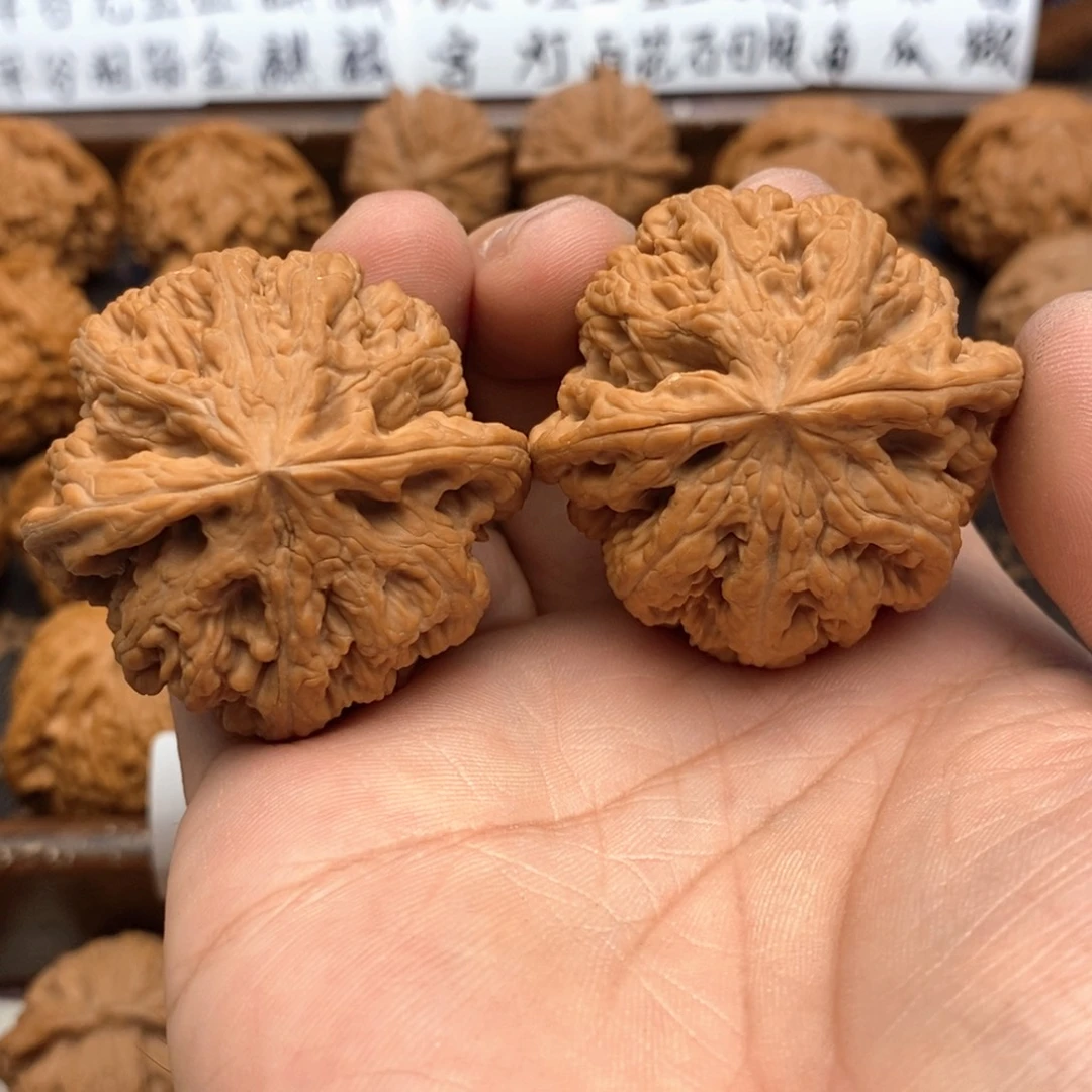 吊坠文玩核桃44尺 全品大粗筋 43