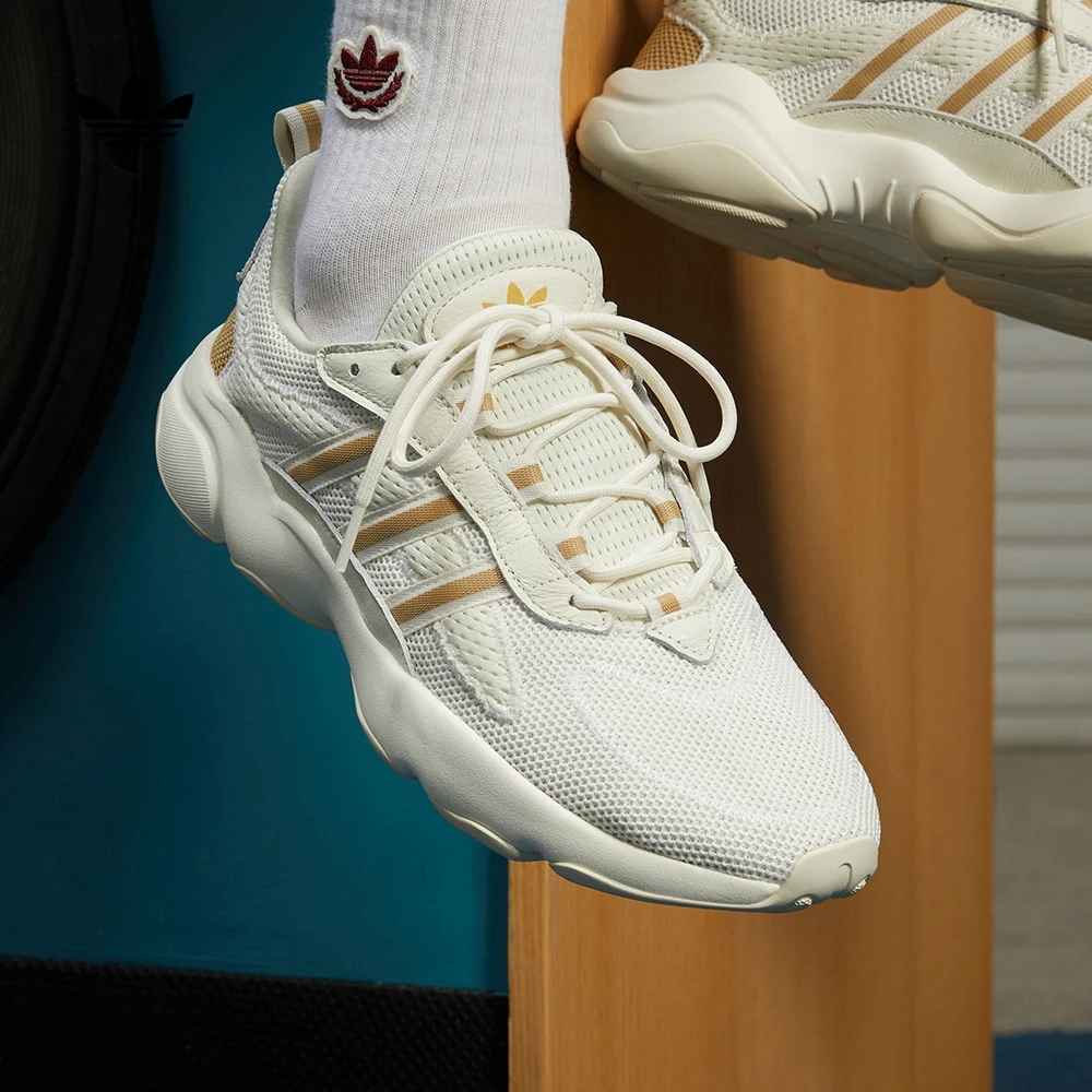 「增嗨鞋」阿迪达斯三叶草 男女经典复古运动老爹鞋HAIWEE JH7355