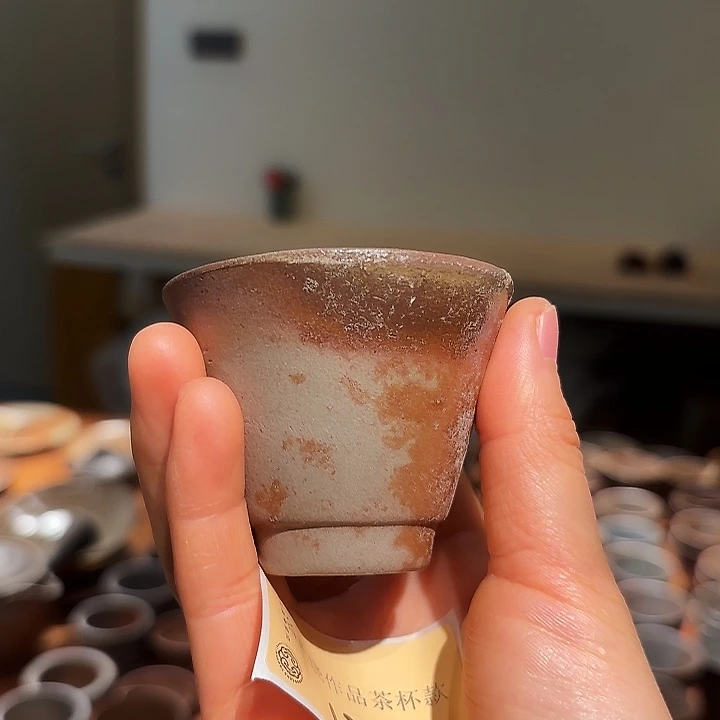 备前烧作品小茶杯款