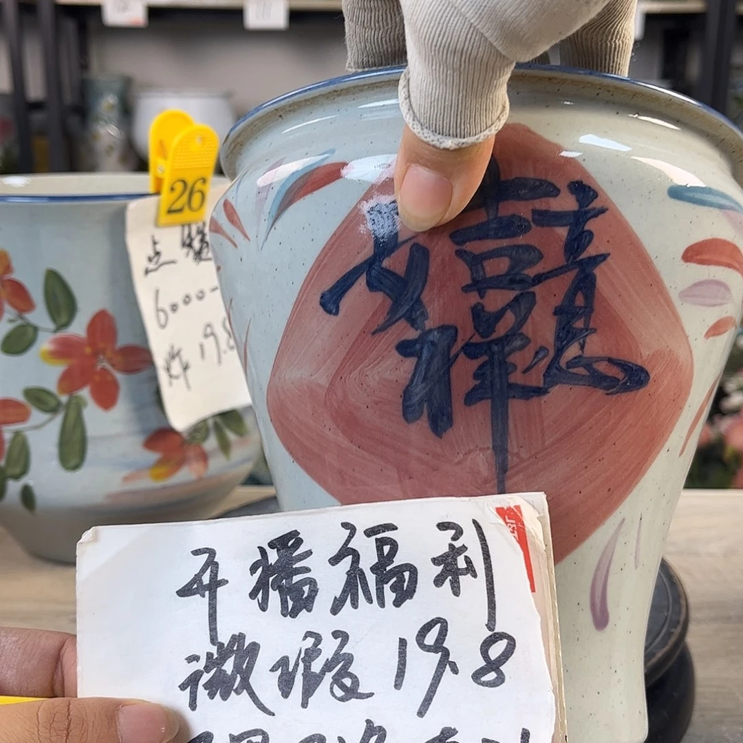 罐1xc景德镇陶瓷花盆