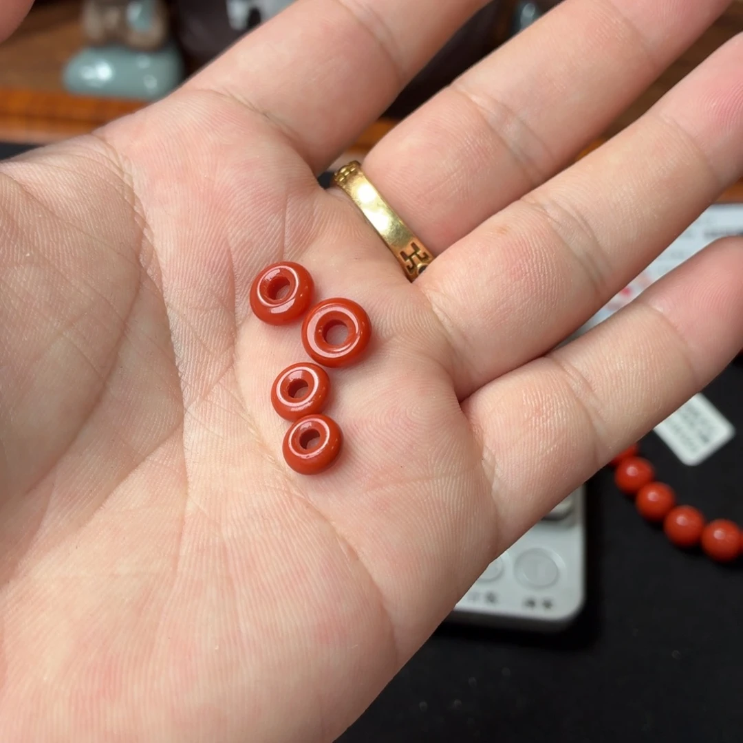 青***柠南红玛瑙未镶嵌手串