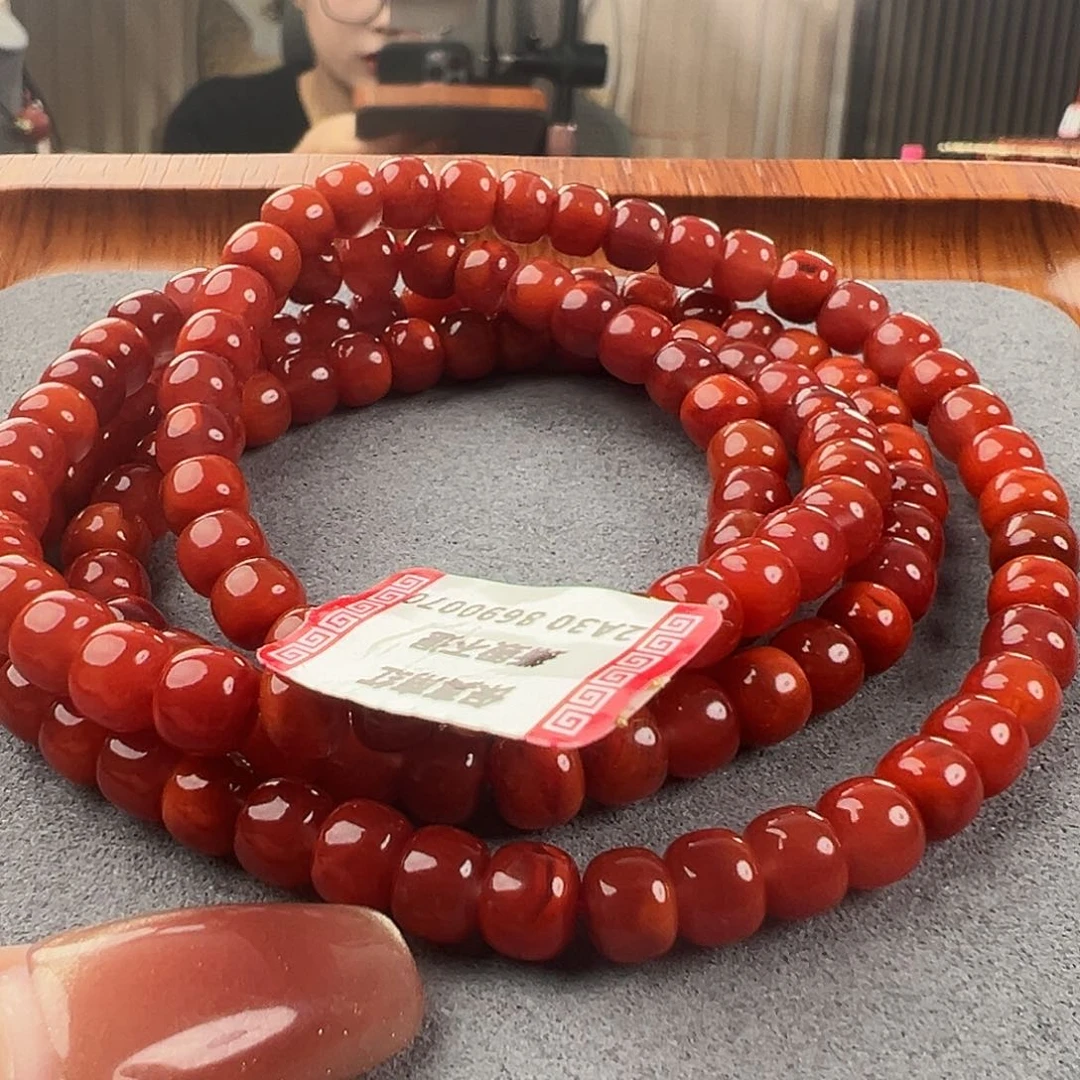 南红玛瑙多圈未镶嵌