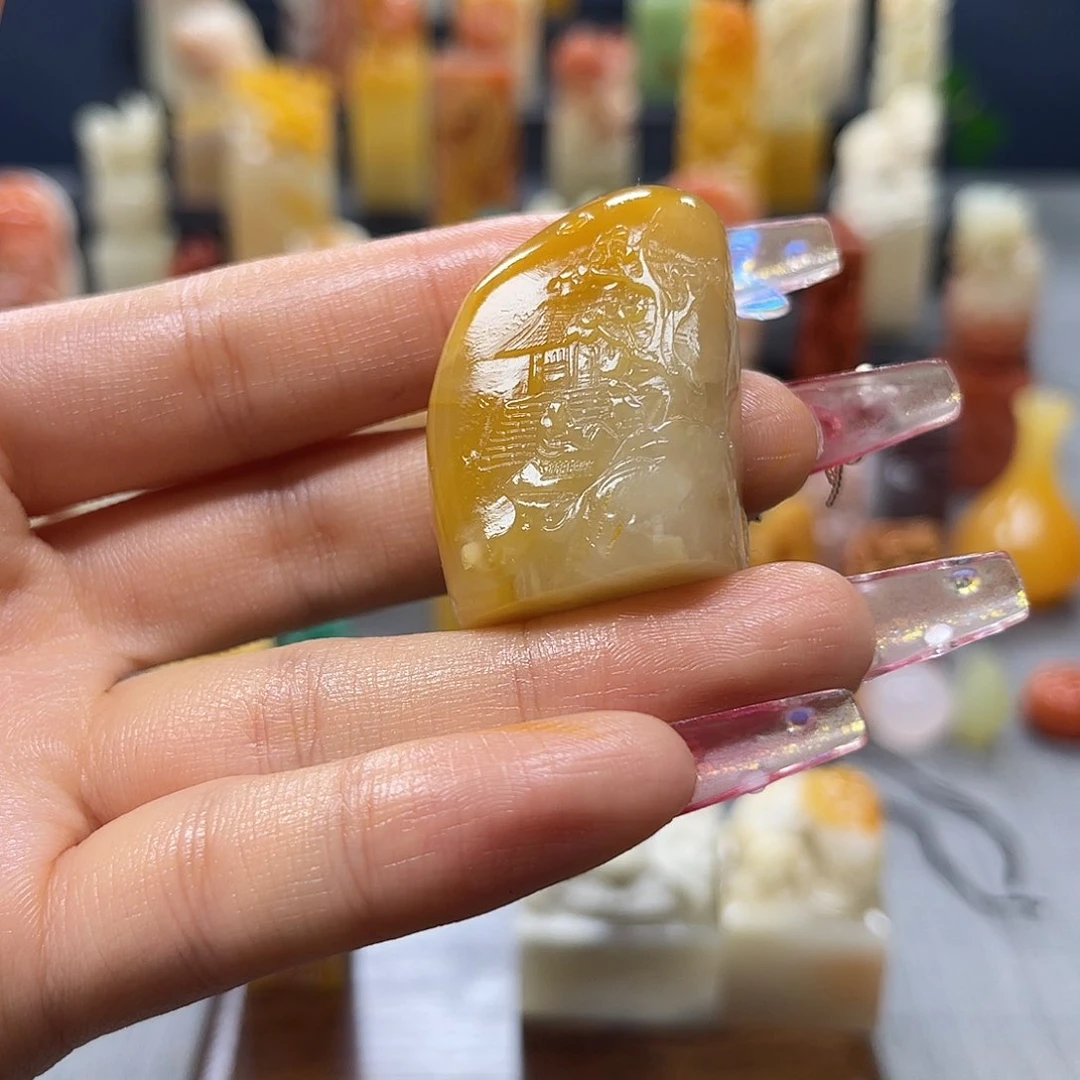 寿山石印石包邮包刻4489