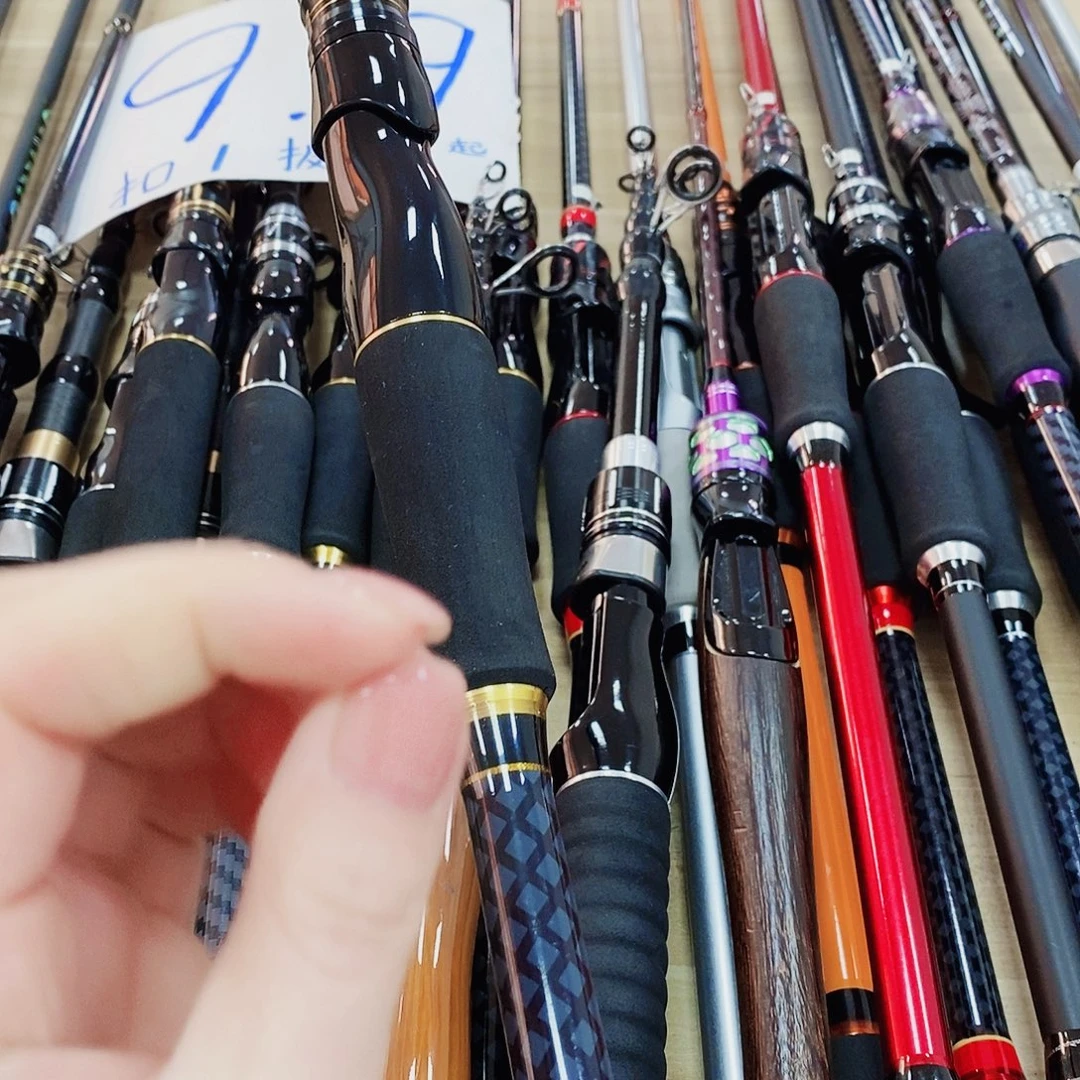 黑金色直柄路亚竿2.4米