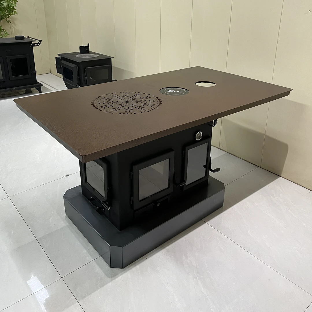 三面观火桌面壁炉