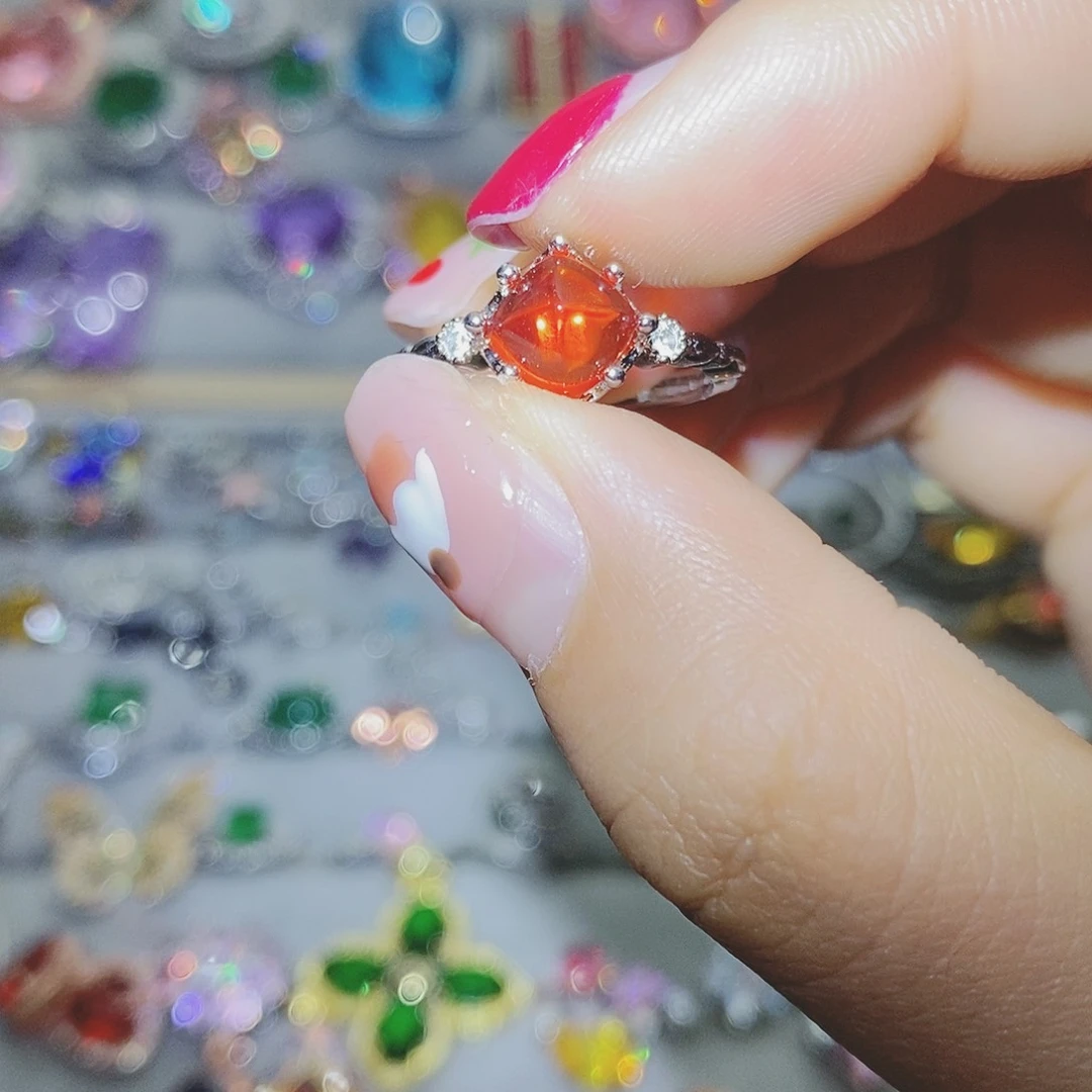 【闪购商品】托帕石耳饰银S925镶嵌