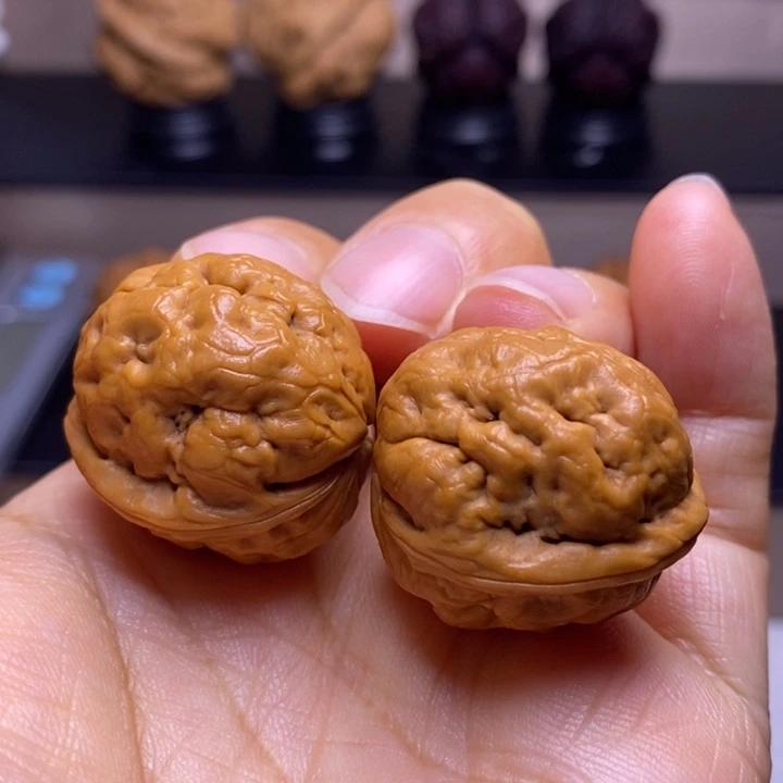 把件文玩核桃脑纹青蛙11