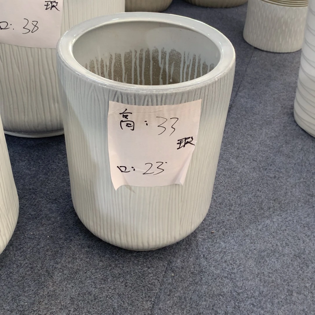 高温陶瓷花盆微瑕