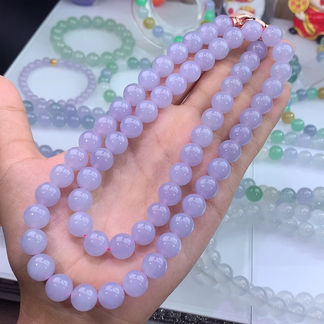 未镶嵌手链翡翠紫罗兰项链