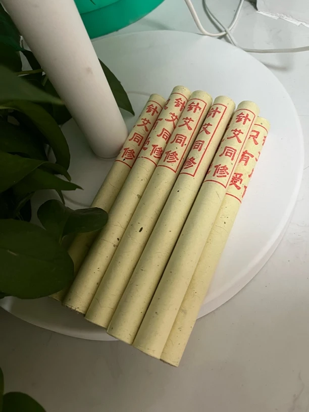 100 ％纯艾绒手工艾条家用养生馆适用正品1.8 CM10根