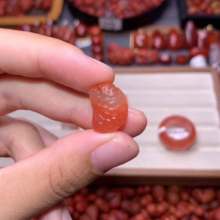 知****未镶嵌南红南红玛瑙橘子瓣