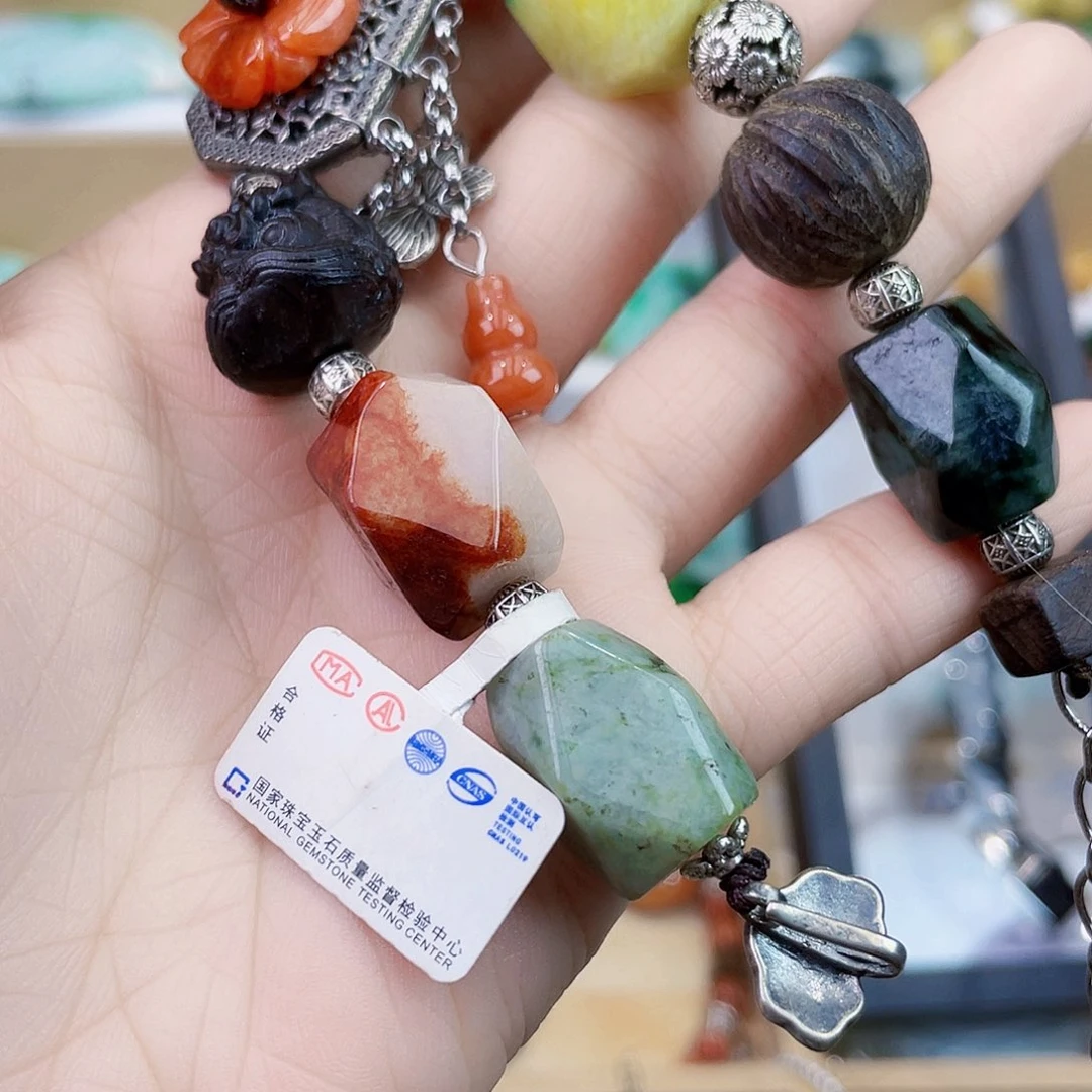 翡翠未镶嵌手链手链