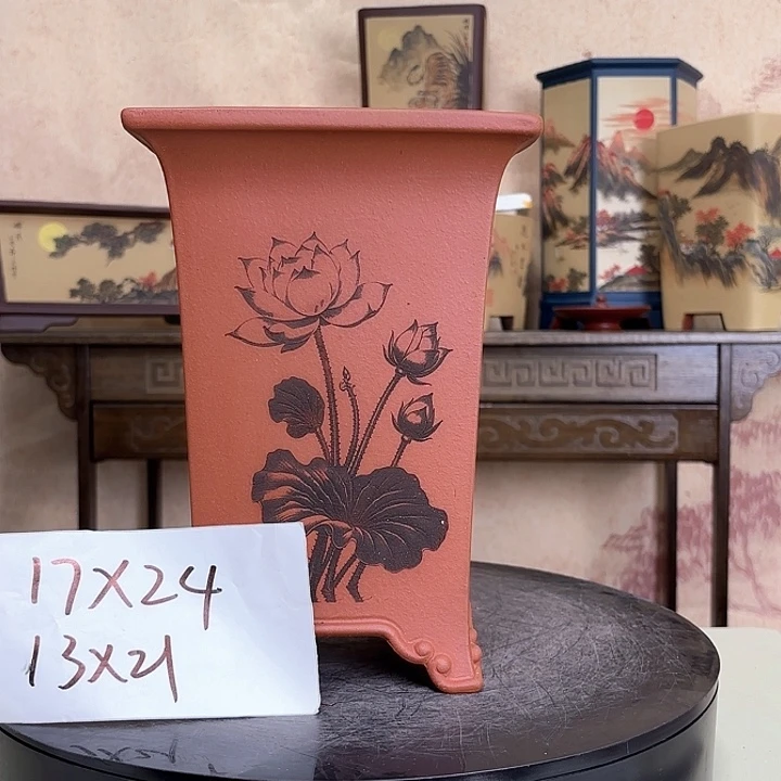 紫砂花盆宜兴紫砂