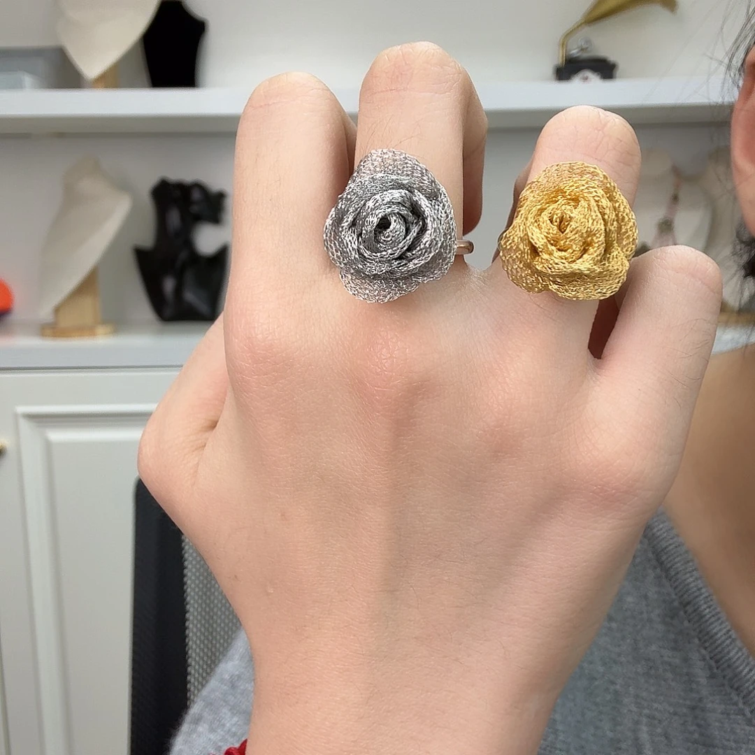 琉璃合金合金意大利 阿雷佐 材质 戒指 不退换