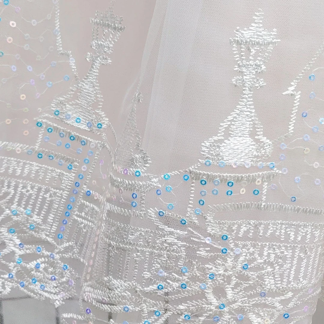 冰雪奇缘爱沙洛丽塔重工刺绣城堡爱沙