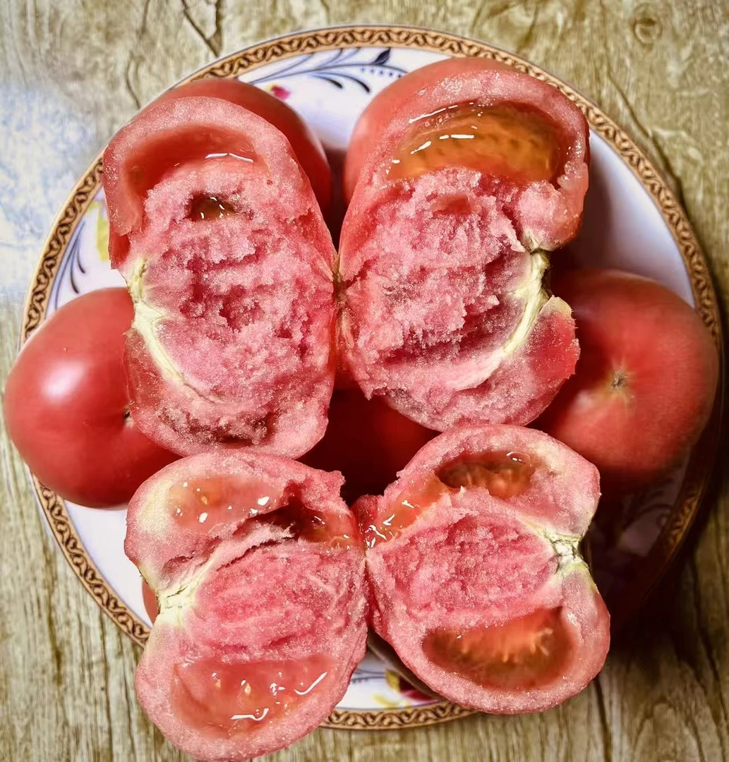 【自然成熟】新鲜沙瓤西红柿农家自种老品种番茄蔬菜水果番茄