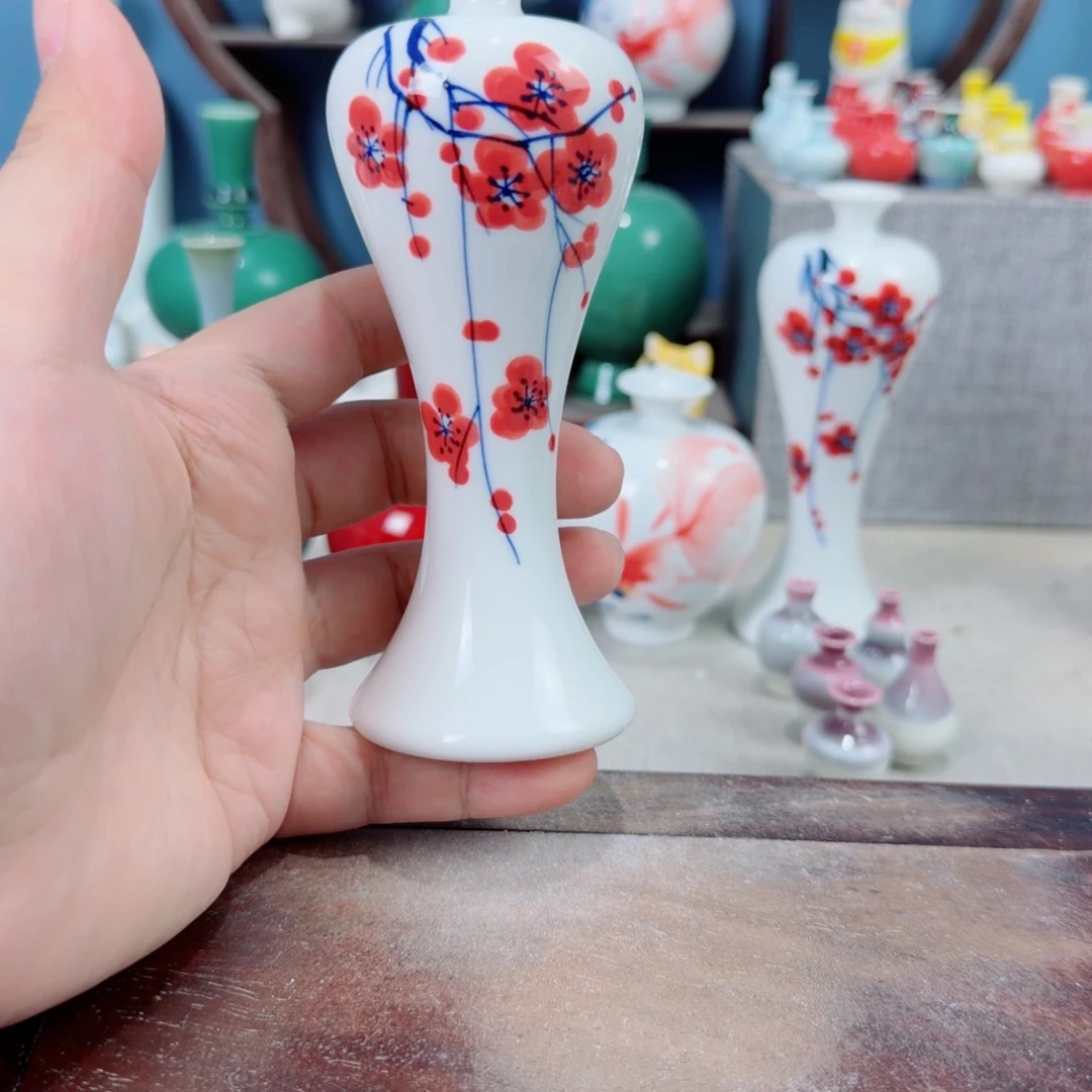 陶瓷手工小花器摆件